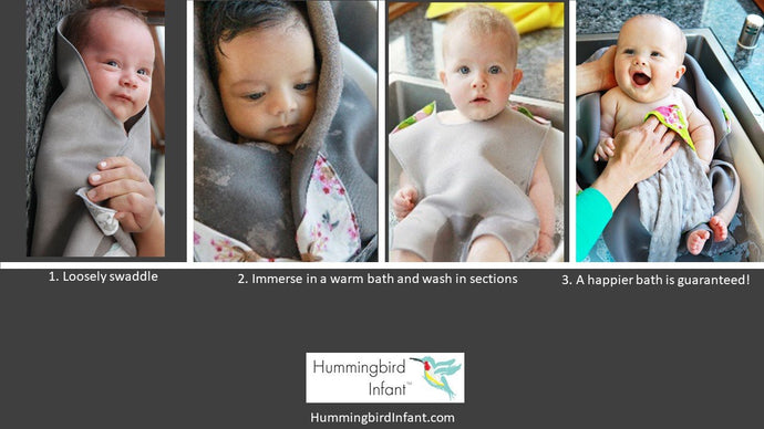 Three Easy Steps for Hospital Recommended Swaddle Baths from Birth